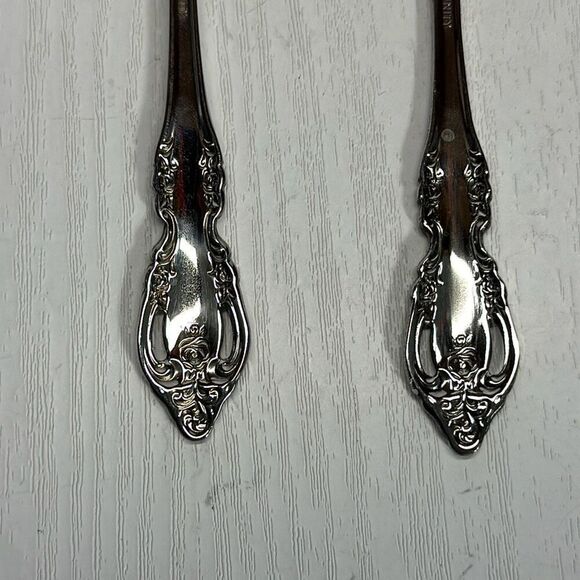 Oneida Community BRAHMS Sugar Shell Stainless Steel Spoon set of 2 - Picture 5 of 6